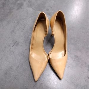 Michael Kors beige patent leather women's pumps